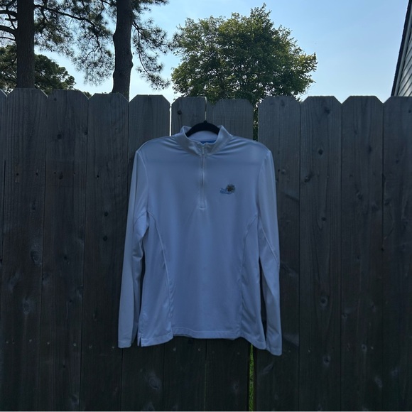 Peter millar pine needles Quarter-Zip golf jacket size XL in woman’s fall cozy - Picture 3 of 15